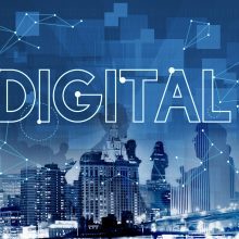 Digital Technology Media Information Data Concept Business and technology